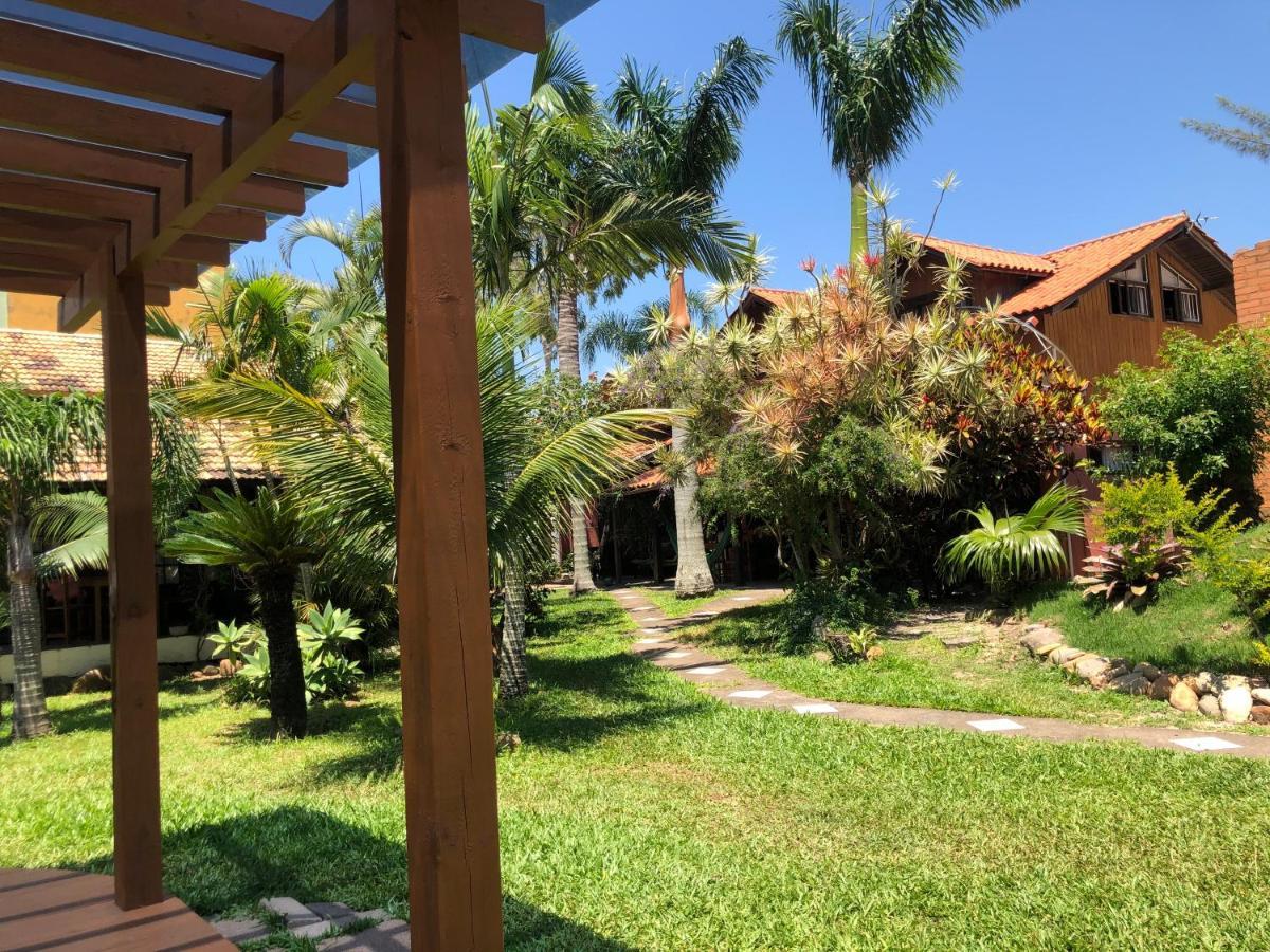 Chales Solana Localizados 50 Metros Do Mar Garopaba Exterior foto