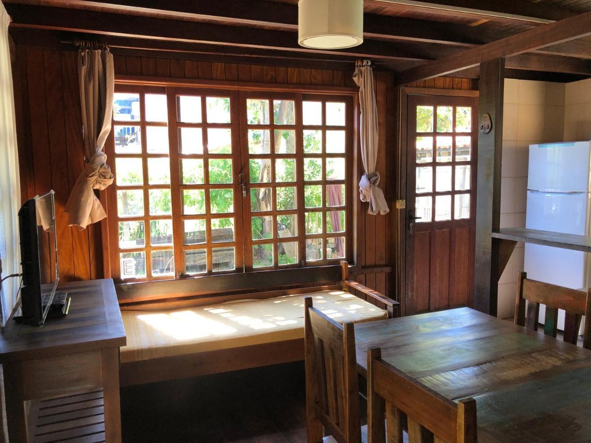 Chales Solana Localizados 50 Metros Do Mar Garopaba Exterior foto
