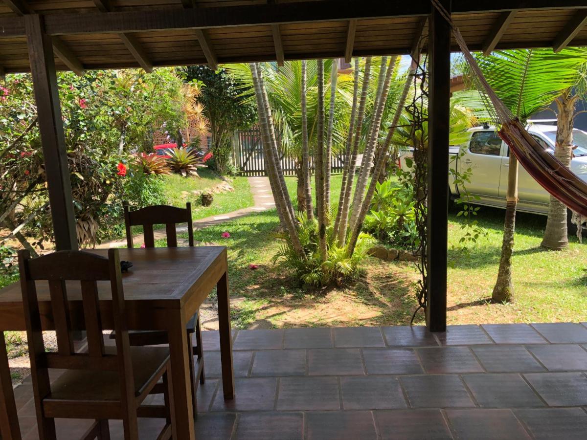 Chales Solana Localizados 50 Metros Do Mar Garopaba Exterior foto