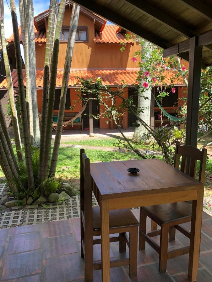 Chales Solana Localizados 50 Metros Do Mar Garopaba Exterior foto