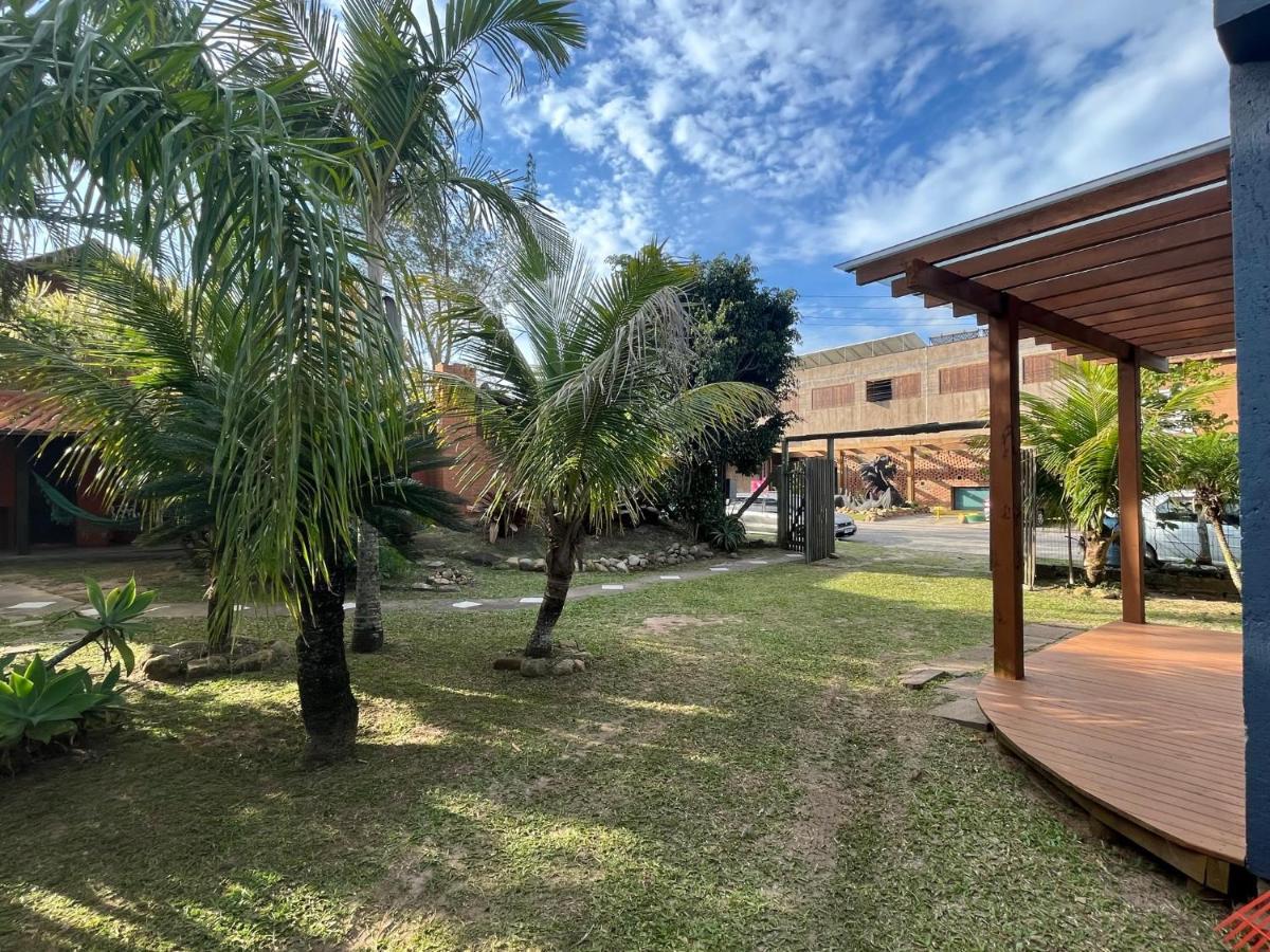 Chales Solana Localizados 50 Metros Do Mar Garopaba Exterior foto