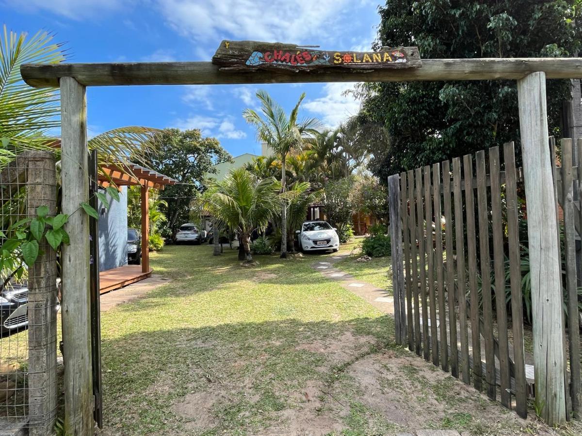 Chales Solana Localizados 50 Metros Do Mar Garopaba Exterior foto