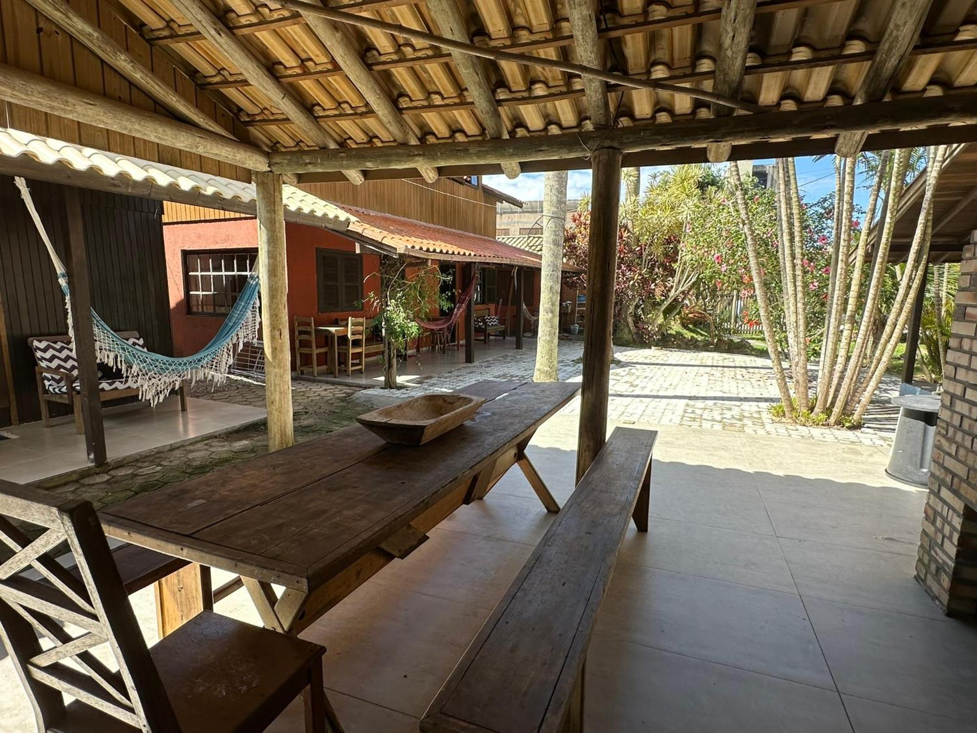 Chales Solana Localizados 50 Metros Do Mar Garopaba Exterior foto
