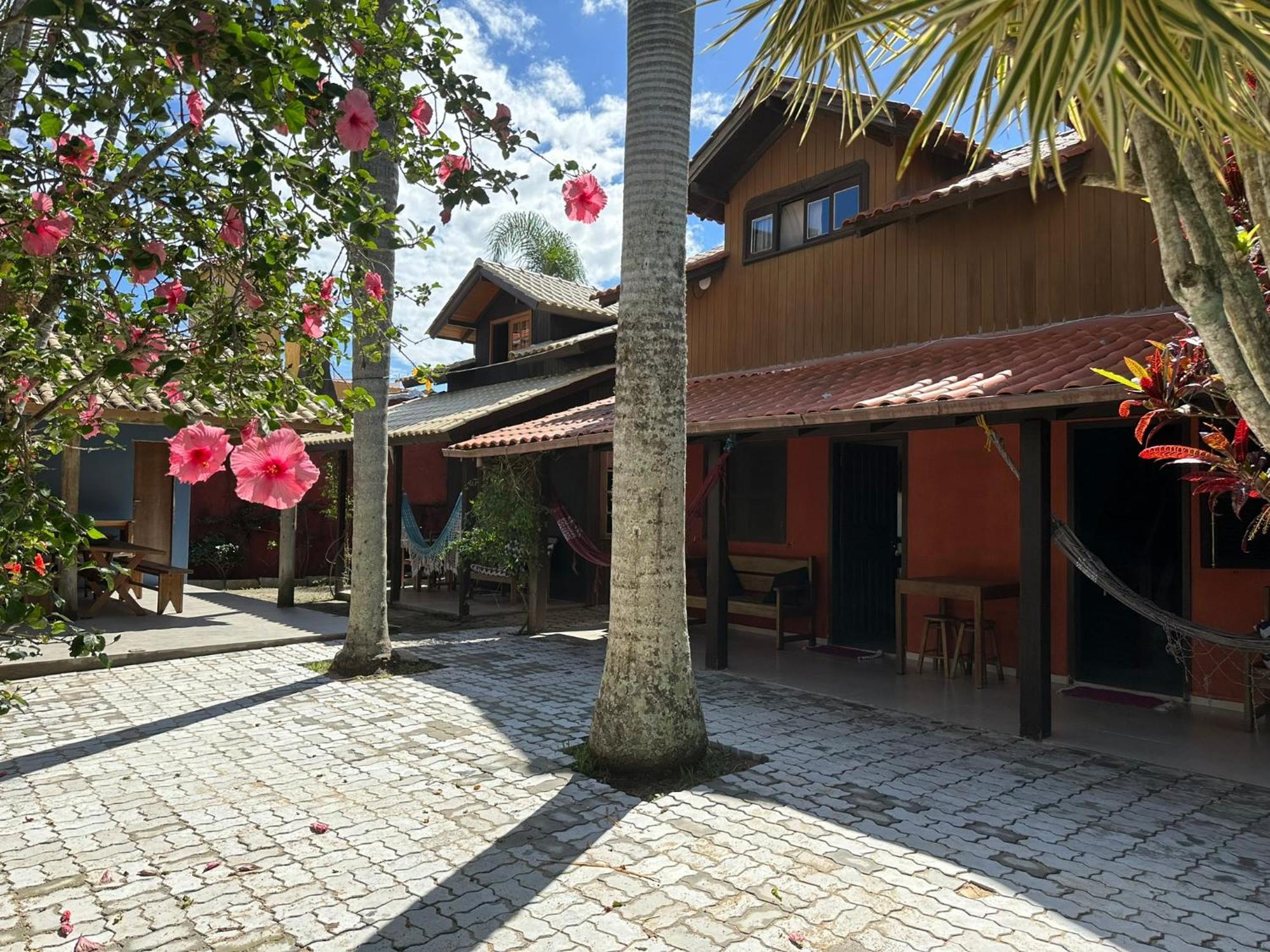 Chales Solana Localizados 50 Metros Do Mar Garopaba Exterior foto